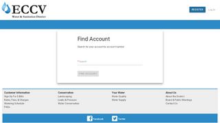 
                            3. Find Account - Customer Web Portal - Eccv Login