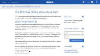 
                            1. Find Defensive Driving Discounts by State | GEICO - Geico Defensive Driving Course Portal