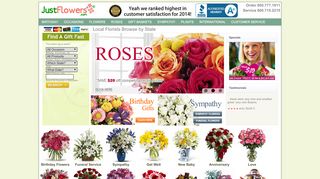 
Find Local Florists by State | Just Flowers  

