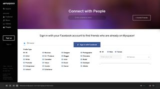 
                            1. Find Search New People on Myspace - Myspace Portal Desktop Version