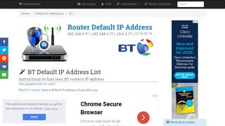 
                            6. Find Your BT Router's Default IP The Easy Way (Updated ... - Bt Home Hub Ip Login