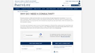 
                            4. Find Your Consultant - PartyLite - Partylite Consultant Portal Uk