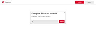 
                            1. Find your Pinterest account - Pinterest Portal Password Reset