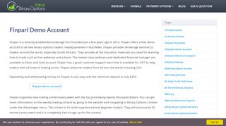 
                            4. Finpari Demo Account - Trade Binary Options for free - Finpari Com Portal