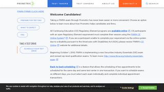 
FINRA Exams | Prometric  

