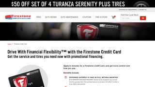 
Firestone Credit Card | Firestone Complete Auto Care  
