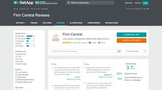 
                            9. Firm Central Reviews - Ratings, Pros & Cons, Analysis and ... - Westlaw Firm Central Portal