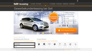 
                            3. Firmenwagen-/ Geschäftswagen Leasingangebote- Sixt-Leasing - Sixt Portal Firmenkunden