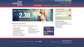 
                            3. First American Bank | IL Bank | FL Bank | WI Bank | Loans - First American Bank Online Banking Portal