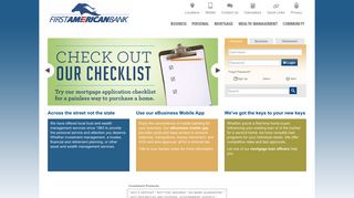 
                            8. First American Bank New Mexico - NM - First American Bank Online Banking Portal