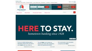 
                            5. First American Bank & Trust - Athens First Bank Trust Portal