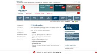 
                            9. First American Bank & Trust Co - Online Banking - First ... - First American Bank Online Banking Portal