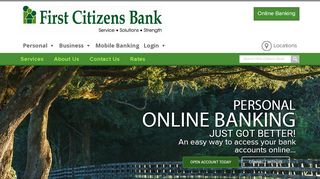 
                            9. First Citizens Bank|Service - Solutions - Strength - First Citizens Online Business Banking Portal