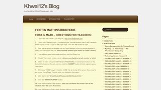 
                            7. FIRST IN MATH INSTRUCTIONS | Khwal12's Blog - First In Math Player Home Portal