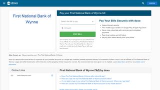 
                            9. First National Bank of Wynne | Make Your Auto Loan Payment ...