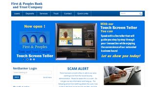 
                            2. First & Peoples Bank and Trust Company - North Community Bank Netbanker Portal
