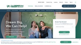 
First PREMIER Bank - Personal & Business Banking, Credit ...  
