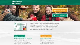 
First Savings Credit Card  
