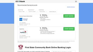 
                            8. First State Community Bank Online Banking Login - CC Bank - First State Community Bank Online Banking Portal