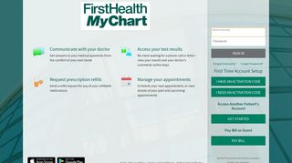 FirstHealth MyChart - MyChart - Login Page - First Health Patient Portal