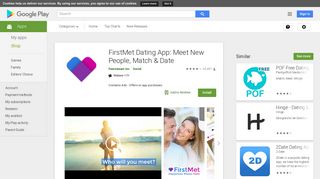 FirstMet Dating App: Meet New People, Match & Date - Apps ...