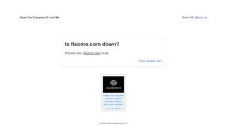 
                            8. fisomo.com down? Current problems and status. - Fisomo Sign Up