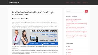 
Fix AOL Email Login Problems Easy Troubleshooting Guide ...  
