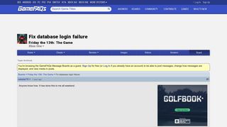 
                            5. Fix database login failure - Friday the 13th: The Game ... - Friday The 13th Database Portal Failure Ps4