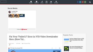 Fix Your “Failed 2” Error in YTD Video Downloader Here ...