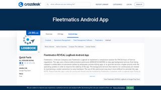 
Fleetmatics Android App - Crozdesk  
