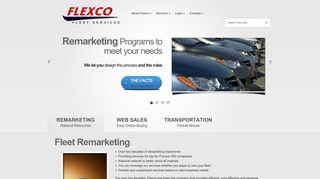 
                            6. Flexco Fleet Services: Home - Fleet Auction Group Client Portal