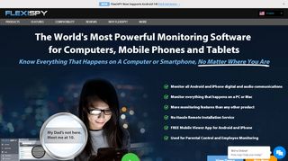 
FlexiSPY™ Unique Monitoring Software For Mobiles & Computers
