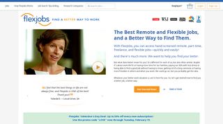 
FlexJobs: Find The Best Remote & Flexible Jobs  
