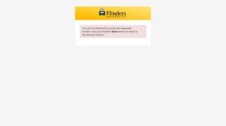 
                            5. Flinders University online application portal - TechnologyOne ... - My Flinders Portal