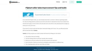 
                            5. Flipkart Seller Login | Salesla - Flipkart Vendor Portal