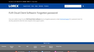 
                            4. FLIR Cloud Client Software: Forgotten password - Lorex ... - Flir Cloud Login Failed