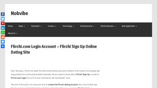
                            2. Flirchi.com Login Account - Flirchi Sign Up Online Dating Site - Sign Up Flirchi Account