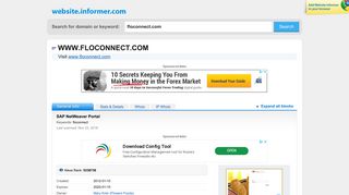 
                            8. floconnect.com at WI. SAP NetWeaver Portal - Website Informer - Flowers Foods Floconnect Login