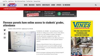
                            5. Florence parents have online access to students' grades, attendance - Fsd1 Parent Portal