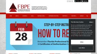 
                            1. Florida Board of Professional Engineers - Fbpe Portal