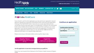 
                            8. Florida KidCare application - Florida Healthy Kids - Healthykids Org Portal