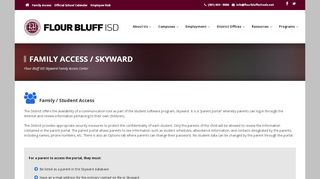 
                            4. Flour Bluff ISD » Family Access / Skyward - Www Skyward Com Portal Fbisd