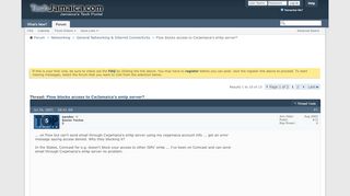
Flow blocks access to CwJamaica's smtp server? - Tech Jamaica  
