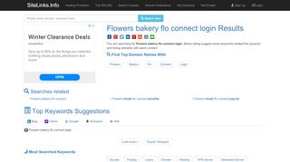 
                            6. Flowers bakery flo connect login Results For Websites Listing - Flowers Foods Floconnect Login