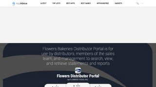 
                            4. Flowers Distributor Portal by FLOWERS FOODS, INC. - Flowers Distributor Portal Portal