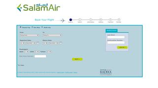 FlySalamAir - Criteria - Salam Air Agent Login
