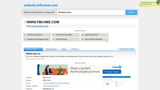 
fmc4me.com at WI. FMCNA Sign Out - Website Informer
