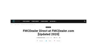 
                            5. FMCDealer: Login to FMC Dealer Direct at FMCDealer.com - Stars Portal Ford Training