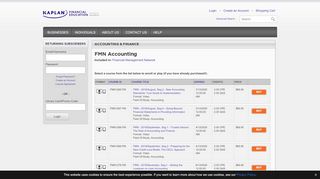 
                            5. FMN Accounting - Kaplan Financial Education ... - SmartPros - Smartpros Fmn Portal