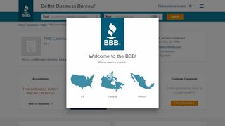 
                            3. FNB Community Bank | Better Business Bureau® Profile - Fnbmwc Portal